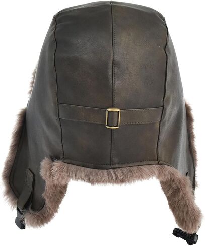 SOMALER Trapper Hat Men Women Winter Ushanka Hats Warm Faux Fur Aviator Trooper Hat in Kuwait