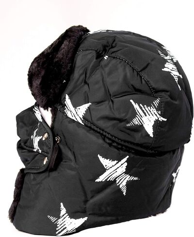 قبعة Sakkas Alex للجنسين من Ushanka مصنوعة من الفرو الصناعي المقاوم للرياح وقناع قابل للإزالة in Kuwait