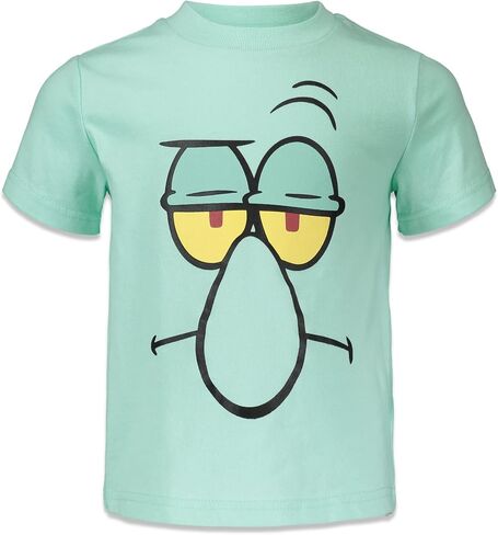 مجموعة من 3 قمصان سبونج بوب سكوير بانتس Squidward من الأطفال الصغار إلى الأطفال الكبار in Saudi Arabia