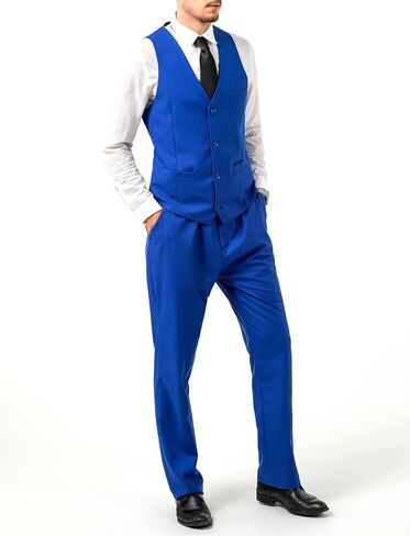 Men's Suit 3 Pieces Slim Fit Wedding Suit for Men Formal Prom Tuxedo Bussiness Suit Jacket Vest Pants with Tie in Saudi Arabia