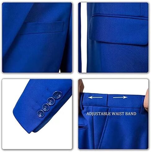 Men's Suit 3 Pieces Slim Fit Wedding Suit for Men Formal Prom Tuxedo Bussiness Suit Jacket Vest Pants with Tie in Saudi Arabia