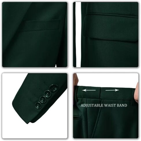 Men's Suit 3 Pieces Slim Fit Wedding Suit for Men Formal Prom Tuxedo Bussiness Suit Jacket Vest Pants with Tie in Saudi Arabia