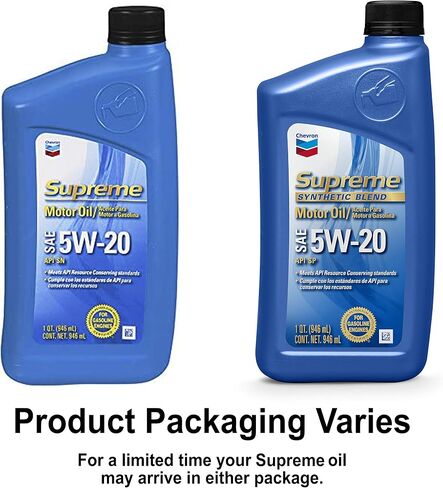 Chevron SAE 10W-30 Supreme Motor Oil - 1 Quart Bottle in Saudi Arabia