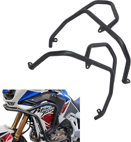 CHIFUN Engine Guard Lower Highway Crash Bars Steel Compatible with Honda CRF 1100L CRF1100L Africa Twin Adventure Sports DTC 2020-2023 Black Motorcycle Frame Protection Bars in Saudi Arabia
