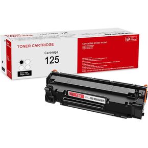 1 Pack 125 3484B001AA Black Toner Cartridge: Compatible CRG 125 3484B001AA Replacement for Canon ImageCLASS LBP6030w ImageCLASS LBP6000 ImageCLASS MF3010 Printer
