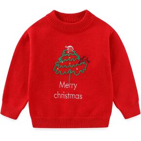 Peacolate 4-10 Years Little Big Girls' Embroidered Sweater Knit Pullover