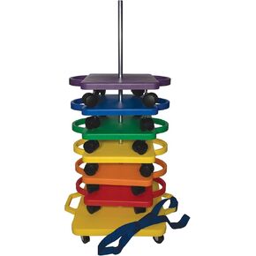 Champion Sports Durable ABS Scooter Storage Cart