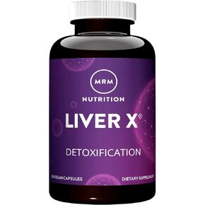 MRM Nutrition Liver X®| Detoxification | Daily Liver Support | Antioxidants | BIOSORBâ„¢ Milk Thistle Complex with 5X Absorption | 30 Servings
