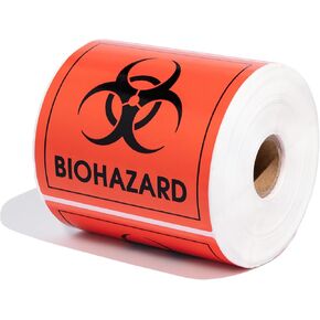 Aegis Adhesives - 3" X 5" Glass - Please Handle with Care - Thank You, Warning Shipping Labels (1 Roll, 500 Stickers Total)