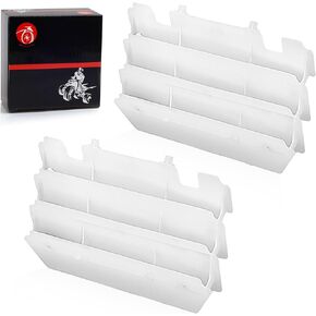 Radiator Shrouds Guard Set for Kawasaki KX125 KX250 1997-2005