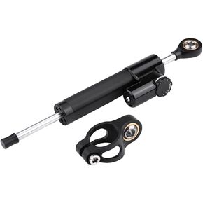 Universal Steering Damper, Motorcycle Steering Damper Stabilizer Linear Reversed Safety Control With Mounting Bracket