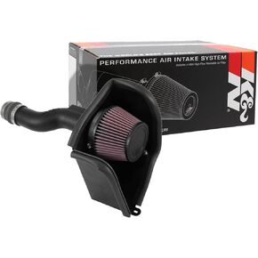 K&N Cold Air Intake System: High-Flow Air-Filter, Increase Performance & Horsepower: Compatible with 2016-2021 HONDA Civic, 63-3516