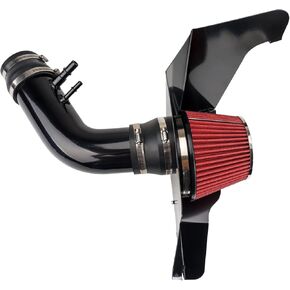 Cold Air Intake System High Flow Inlet for Ram 1500 2003-2008 Black