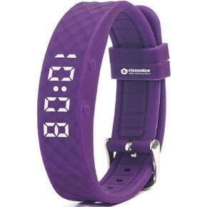 VB80 12 Alarm Vibrating Watch, Silent Vibration Shake Wake ADHD Medication Reminder