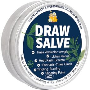 Draw Salve Tea Tree Manuka Honey Cream Boils Ease, Cyst Removal Ointment, Splinter Removal For Ingrown Hair, Chigger, Carbuncle, Pilonidal, Bug, Mosquito, Spider Bites, Bee Sting, Relieve Itching