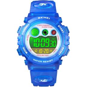 Boys Watch Digital Sports Waterproof Outdoor Kids Watches Alarm Clock 12/24 H Stopwatch Calendar 3-15 Year Old Boys Girls Wristwatch