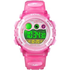 Boys Watch Digital Sports Waterproof Outdoor Kids Watches Alarm Clock 12/24 H Stopwatch Calendar 3-15 Year Old Boys Girls Wristwatch in Kuwait