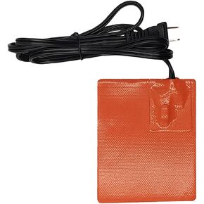 Oil Pan Heater Pad,150 Watt Car Engine Heater Pad Replaces Engine Block Heater,Silicone Oil Heating Pad 120V 4 x 5 Inch with 194°F Thermal Protector,68 Inch Long Power Cord