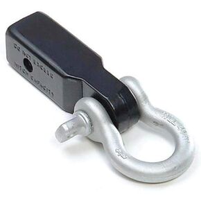 RAMPAGE PRODUCTS D-Ring Shackle Kit for 2" Receiver | Steel, Black | 8610 | 1999-2024 Universal Fit