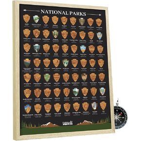 Pro Baseball Stadiums Scratch Off Poster - Track Your Baseball Journey - Baseball Decor - Baseball Stadium Scratch Off Map - Baseball Poster - Baseball Wall Decor - All 30 Updated Ballparks (2024)