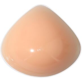 Silicone Breast Form Triangle Mastectomy Prosthesis Concave Bra Insert Enhancer Pad 1 Piece