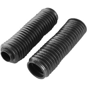 1 Pair Fork Boots - Keenso Motorcycle Black Rubber Front Fork Tubes Boots Rubber Sleeve Shock Gaiters Cover for CQR ATV Dirt Bike