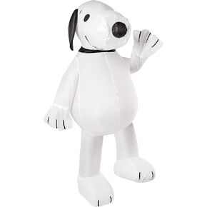 Rubies Adult Peanuts Snoopy Inflatable Costume, As Shown, One Size