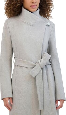 Kenneth Cole Women's Tweed Wool-Blend Coat in Saudi Arabia