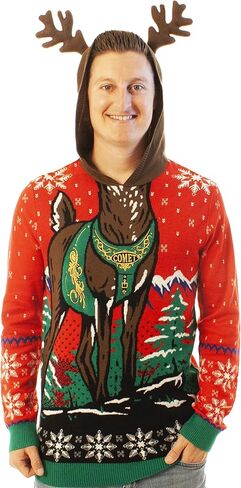Ugly Christmas Party Classic Knitted Ugly Christmas Sweater for Men & Women Hoodie in Saudi Arabia