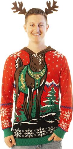 Ugly Christmas Party Classic Knitted Ugly Christmas Sweater for Men & Women Hoodie in Saudi Arabia
