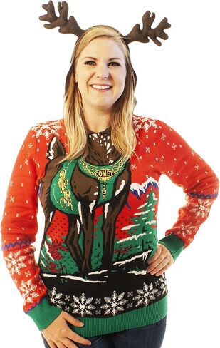 Ugly Christmas Party Classic Knitted Ugly Christmas Sweater for Men & Women Hoodie in Saudi Arabia