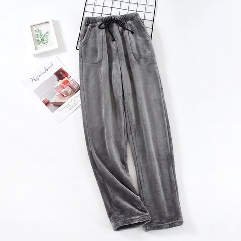 AUPancc Flannel Pajama Pants Women - Fleece Pajama Pants Women with Pockets and Drawstring,Cute Fuzzy Pajama Pants for Winter in Saudi Arabia