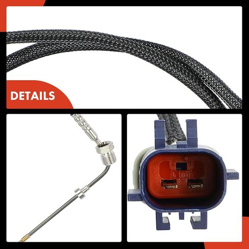 A-Premium Exhaust Gas Temperature Sensor Compatible with Freightliner Cascadia 2009-2010, Coronado 2010 & Sterling Truck A9500 2009-2010 & Western Star 4900FA 2010, 4900SA 2010 in Saudi Arabia