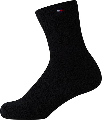 Tommy Hilfiger Women's Socks - Fluffy Fuzzy Crew Socks (2 Pack) in Saudi Arabia