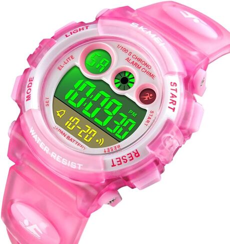 Boys Watch Digital Sports Waterproof Outdoor Kids Watches Alarm Clock 12/24 H Stopwatch Calendar 3-15 Year Old Boys Girls Wristwatch in Kuwait