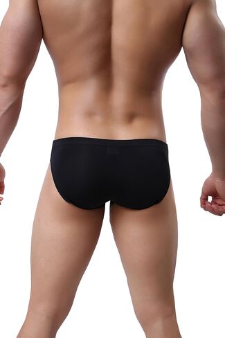 Men's Silky Bikini Underwear Briefs Low Rise Pack in Saudi Arabia