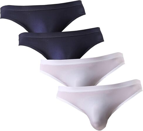 Men's Silky Bikini Underwear Briefs Low Rise Pack in Saudi Arabia