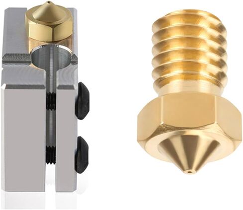 15PCS Hardened Nozzles Kit for Anycubic Kobra, 3D Printer 7PCS 0.4mm Nozzles and 2PCS 0.2mm, 0.6mm, 0.8mm, 1.0mm Wear Resistance Nozzles Kit for Anycubic Mega, Mega X, Chrion, Kobra Neo in Kuwait