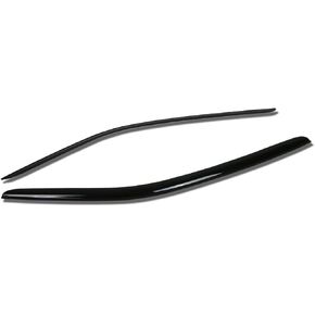 DNA MOTORING WVS-T2-0017 Window Visor Deflector Rain Guard (14-17 Chevy Silverado/GMC Sierra 2-Dr Standard Cab), 1 Pack,Dark Smoke