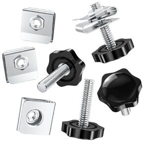 Amazicha Saddlebag Locks Theft Deterrent Saddle Bag Mounting Screw Bolt Black Fit for Harley Davidson Touring Street Glide,Electra Glide, Road Glide, Road King 1988-2024