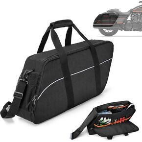 Saddlebag Liners Bag, Travel Motorcycle Saddlebag Organizer Compatible with Harley Davidson 1993-2022 Touring Road Glide/Street Glide/Electra Glide/Road King Hard Saddlebag, 1 Bag Only