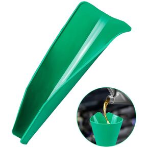 Flexible Draining Tool Oil Funnels, Oil Change Form a Funnel, Reusable Funnels for Automotive Use, General Spill Free Funnel for Car, Trucks, Motorcycles, Automobiles (Red)
