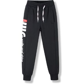 Boys' Lightweight Athletic Pants with Adjustable Drawstring Kids Breathable Sports Trousers Joggers Sweatpants