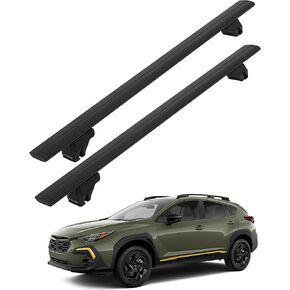 FelicValo جميع قضبان السقف المعدنية المتقاطعة المتوافقة مع Subaru Forester 2014-2025، قضبان السقف المصنوعة من الألومنيوم شديدة التحمل 230 رطل لأمتعة حامل البضائع على السطح ودراجة الكاياك