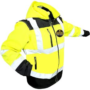 KwikSafety - شارلوت، كارولاينا الشمالية - سترة أمان Softshell من AGENT & GALAXY [تصميم أساسي وإصدار محدود] تم اختبارها من الفئة 3 بواسطة ANSI OSHA