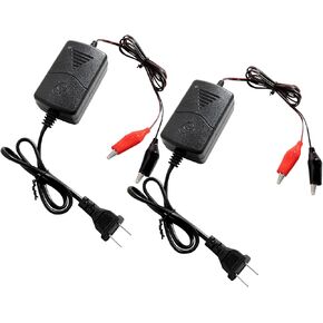 2Pc 12V 1000mA Automatic Battery Charger, Maintainer, Trickle and Desulfatorr with Short Circuit Protection…