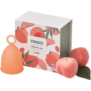 Freely Menstrual Cup, Soft Peach (Small)