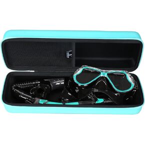 Hard Storage Case for Greatever Dry Snorkel Set,Travel Case for Anti-Fog Scuba Diving Mask (Only Case)