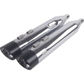 SHARKROAD 4.5" Slip On Mufflers For for Harley Touring 2009-2016 459521CB