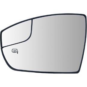 Right Passenger Side Heated Mirror Glass Replacement For 2013 2014 2015 2016 Ford Escape 2013 2014 2015 2016 2017 2018 Ford C-Max - For Ford Escape Side Mirror Glass With Rear Holder